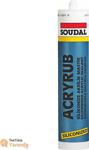 Soudal Acryrub Silikonize Mastik 500 Gr Beyaz