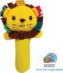 Sozzy Toys Çıngıraklı Sıksık Aslan