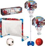 Spider Man Oyuncak Futbol Kalesi Ve Spiderman Ayaklı Basketbol