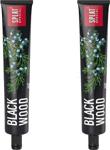 Splat Blackwood Siyah Beyazlatıcı Diş Macunu 2 x 75 ml