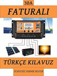 Spysoft 30A Güneş Solar Paneli Akü Şarj Kontrol Cihazı 12V-24V Kontrol Cihazı Akü Şarj Regülatör Pwm