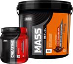 Ssn Sports Style Nutrition Gainer Mass Refuel 5000 Gr Sütlü Çikolatalı - Kreatin Refuel 350 Gr Aromasız