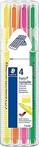 Staedtler 362 Sb4 Triplus Textsurfer Üçgen Highlighter Karişik Renk 4\'lü Set