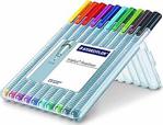 Staedtler Finelıner Triplus 10Lu 334 Sb10