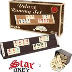 Star Deluxe Ahşap Okey Takımı Okey Takımı 1. Sınıf Okey Seti Piknik Okey Elit Okey Takımı Star Marka