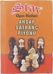 Star Oyun Satranç Taşları - Ahşap - 30288 /