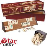 Star Vip Ahşap Okey Takımı 1. Sınıf Malzeme Kahveci Okey 43,5 Cm 1. Kalite Okey Star Marka