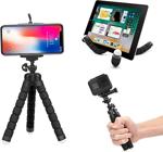 Stech Esnek Tripod Telefon Ve Ipad Tutucu Ahtapot Model Siyah Renk