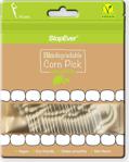 Stopever Biodegradable Corn Pick-Vegan Kürdanlı Diş Ipi - 6X50 Adet