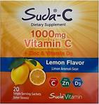 Suda Vitamin C 1000 Mg + Zinc Ve Vitamin D3 20 Şase