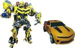 Suden Sarı Robota Dönüşebilen Ioptimus Prime Ve Bumblebee