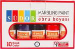 Südor Ebru Boyası 10 Renk X 30 Ml. Damlalıklı Şişe