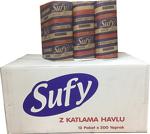 Sufy Z Katlamalı 200 Yaprak 12'li Paket Kağıt Havlu