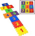 Suling Sayılar Tatami Oyun Minderi Yer Matı Puzzle Minder 32X32Cm 9 Adet