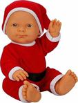 Sunman Yüz Ifadeli Yılbaşı Kıyafetli Özel Yapım Noel Et Bebek 23