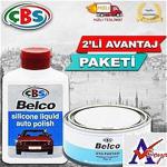 SÜPER İKİLİ-ÇBS BELCO SİLİKONLU POLİSH CİLA 250 ML + 500 GR PASTA