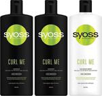 Syoss Curl Me Bukle Belirginleştirici Şampuan 500Ml X2 Adet + Saç Kremi 500Ml