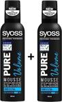 Syoss Pure Volume Saç Köpüğü 250 Mlx2 Adet