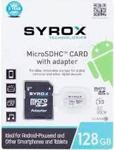 Syrox 128 Gb Microsdhc Class 10 Hafıza Kartı + Adaptör