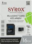 Syrox 16 Gb Microsdhc Class 10 Uhs-I Hafıza Kartı + Adaptör