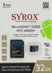 Syrox 32 GB Class 10 MC32 Micro SD Kart