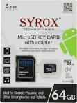 Syrox 64 Gb Microsdhc Class 10 Uhs-I Hafıza Kartı + Adaptör