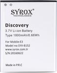 Syrox General Mobile Discovery E3 Batarya 1800 Mah B152