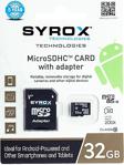 Syrox Mc 32Gb Microsd Adaptörlü Hafıza Kartı