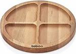 Taboo Tab-8121 Çerezlik 4 Göz Yuvarlak Sunum Tahtası 22,5X 22,5 Cm