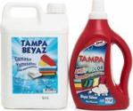 Tampa Renkliler Çamaşır Deterjanı Beyaz Sabun Aktif Color Ve Yumuşatıcı Beyaz Sabun Parfümlü Act+Yum5Lt