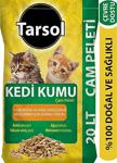 Tarsol Kedi̇ Kumu Çam Peleti̇ 20 Lt Ekonomi̇k Boy 0 Organi̇k