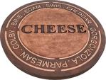 Tasarım Eshas Yuvarlak Ahşap Peynir Tabağı - Ahşap Peynir Sunum Tahtası