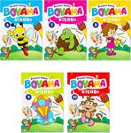 Tay Yayınları Örnekli Kolay Boyama Kitabı 5 Kitap Set-2