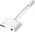 Techmaster Iphone Lightning 3.5 Mm Kulaklık Ve Usb 3.0 Kamera Hub Adaptör