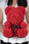 Teddy Rose Bear Güllü Ayıcık Kırmızı 34X26 Cm