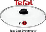 Tefal Tencere Tavalar İçin Cam Tencere Kapağı+Tahta Kaşık