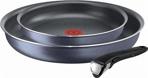 Tefal Titanium Ingenio Elegance Tanışma Seti 3 Parça - Mavi - 22 x 28 cm