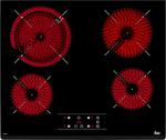 Teka TZ 6420 Siyah Vitroseramik Elektrikli Ankastre Ocak