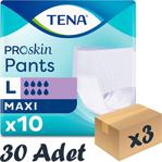 Tena Proskin Pants Maxi Emici Külot Büyük Boy L 8 Damla 10'Lu 3 Paket 30 Adet