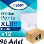 Tena Proskin Pants Plus Emici Külot En Büyük Boy Xl 6 Damla 12'Li 8 Paket 96 Adet