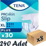 Tena Proskin Slip Plus 6 Damla Bel Bantlı Hasta Bezi En Büyük Boy Xl 8 X 30 Adet