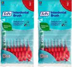 Tepe Interdental Brush 0.5 Mm 8'Li 2 Adet Kırmızı Arayüz Fırçası