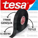 Tesa Bez Bant Tüylü 19Mm X 15 Metre Si̇yah