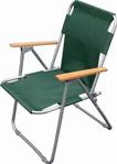 Tevalli 517 Katlanır Kamp Sandalyesi Piknik Balkon Bahçe Koltuğu - Yeşil