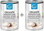 The Lifeco Organik 400 Ml 2'Li Paket Hindistan Cevizi Sütü