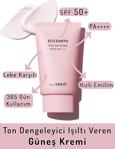 The Saem Ton Dengeleyici Işıltı Veren Güneş Kremi 50 Gr - Eco Earth Pink Sun Cream Spf 50+ Ve Pa++++