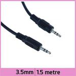 Ti-Mesh 3.5Mm Stereo Ses Bağlantı Kablosu - Siyah - 1,5M