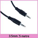 Ti-Mesh 3.5Mm Stereo Ses Bağlantı Kablosu - Siyah - 5M