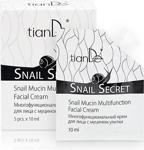 Tiande Salyangoz Özlü Çok Amaçlı Yüz Kremi Snail Secret 5 Adetx10 Ml