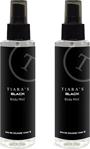 Tiaras Black For Men Body Mist 150Ml X2